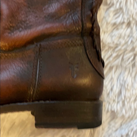 Braided back zip Frye tall boots. - Picture 6 of 10